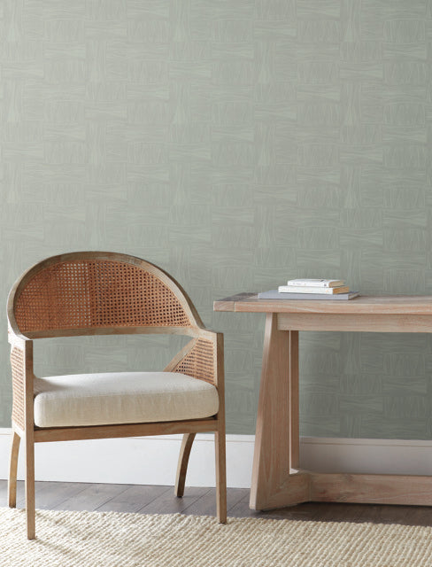 York Wallcoverings  OI0631 Wicker Dot Sage Wallpaper