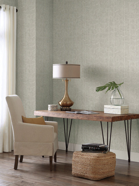 York Wallcoverings OI0645 Flatiron Geometric Cement Wallpaper