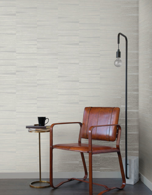 York Wallcoverings OI0664 Line Stripe Grey Wallpaper