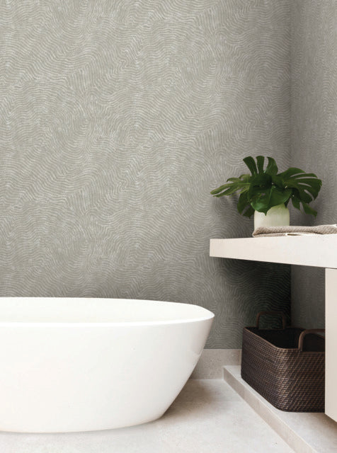 York Wallcoverings OI0715 Modern Wood Grey Wallpaper