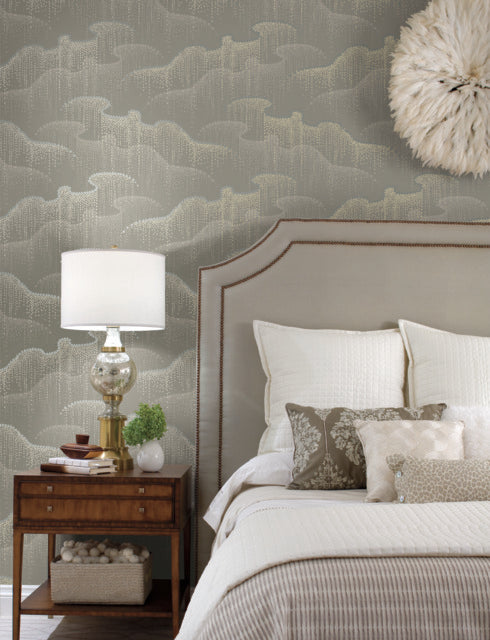 York Wallcoverings OS4262 Moonlight Pearls Wallpaper