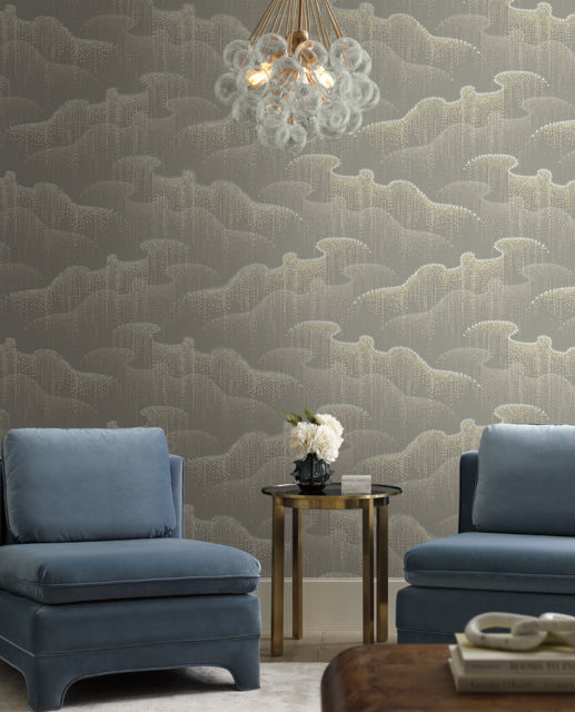 York Wallcoverings OS4262 Moonlight Pearls Wallpaper