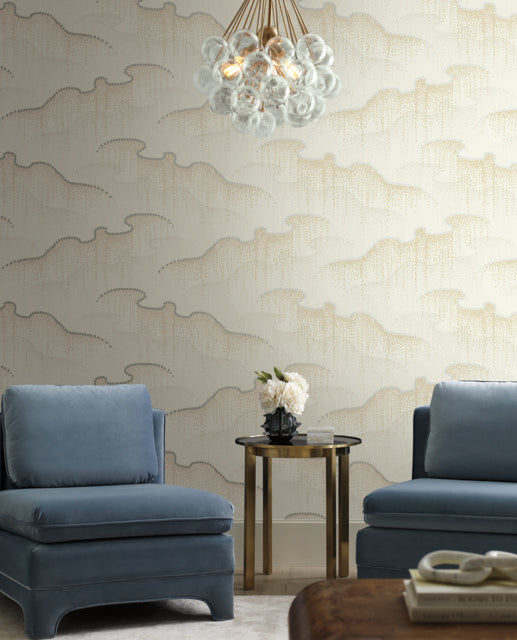 York Wallcoverings OS4266 Moonlight Pearls Wallpaper