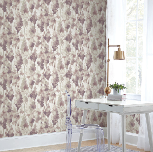 York Wallcoverings OS4293 Mirage Purple Wallpaper