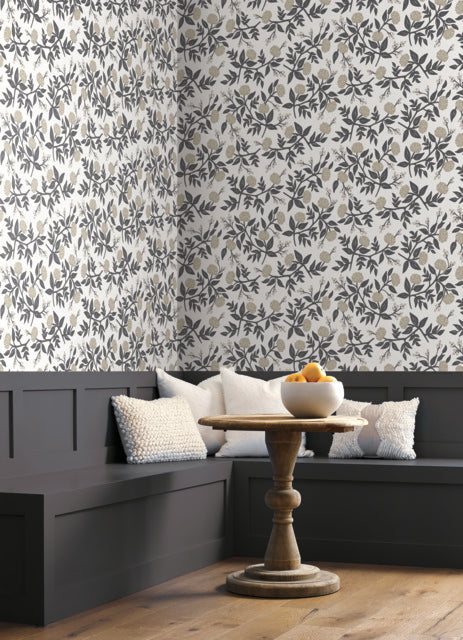 York Wallcoverings RI5150 Peonies Wallpaper