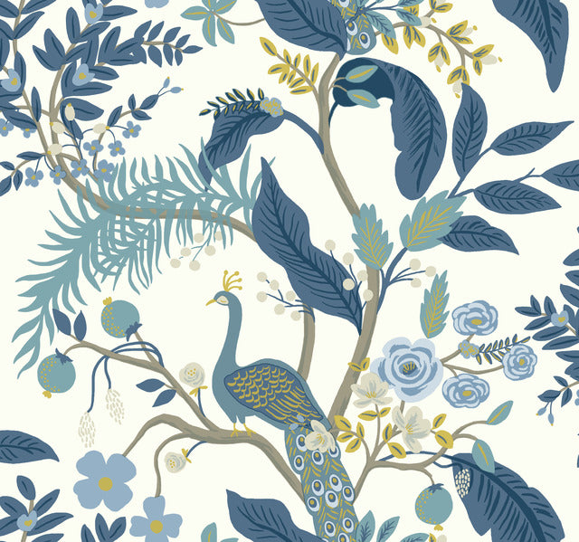 York Wallcoverings RI5173 Peacock Wallpaper