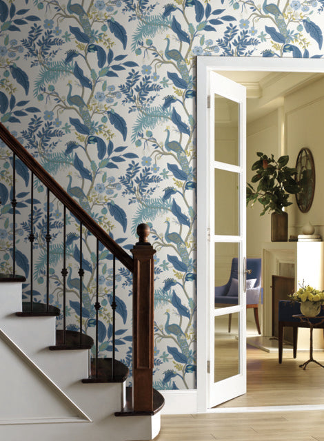 York Wallcoverings RI5173 Peacock Wallpaper