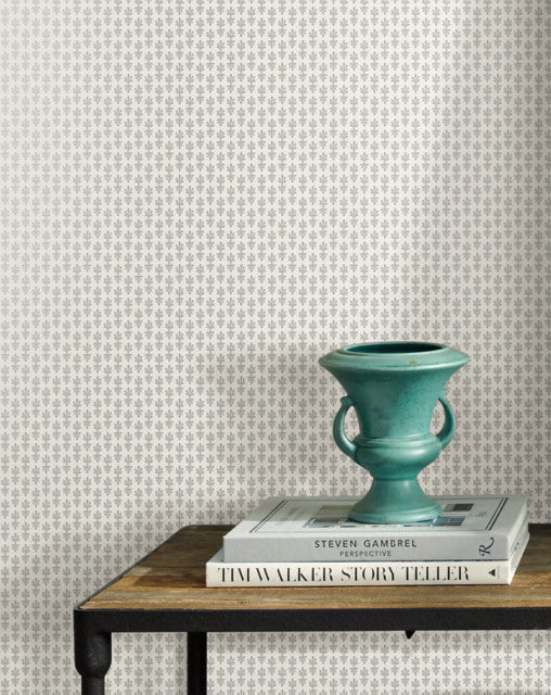 York Wallcoverings RP7361 Petal Silver Wallpaper