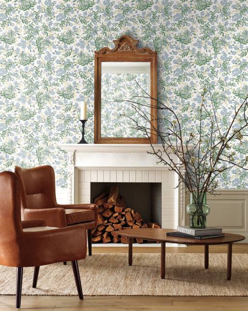 York Wallcoverings RP7382 Cornflower Wallpaper