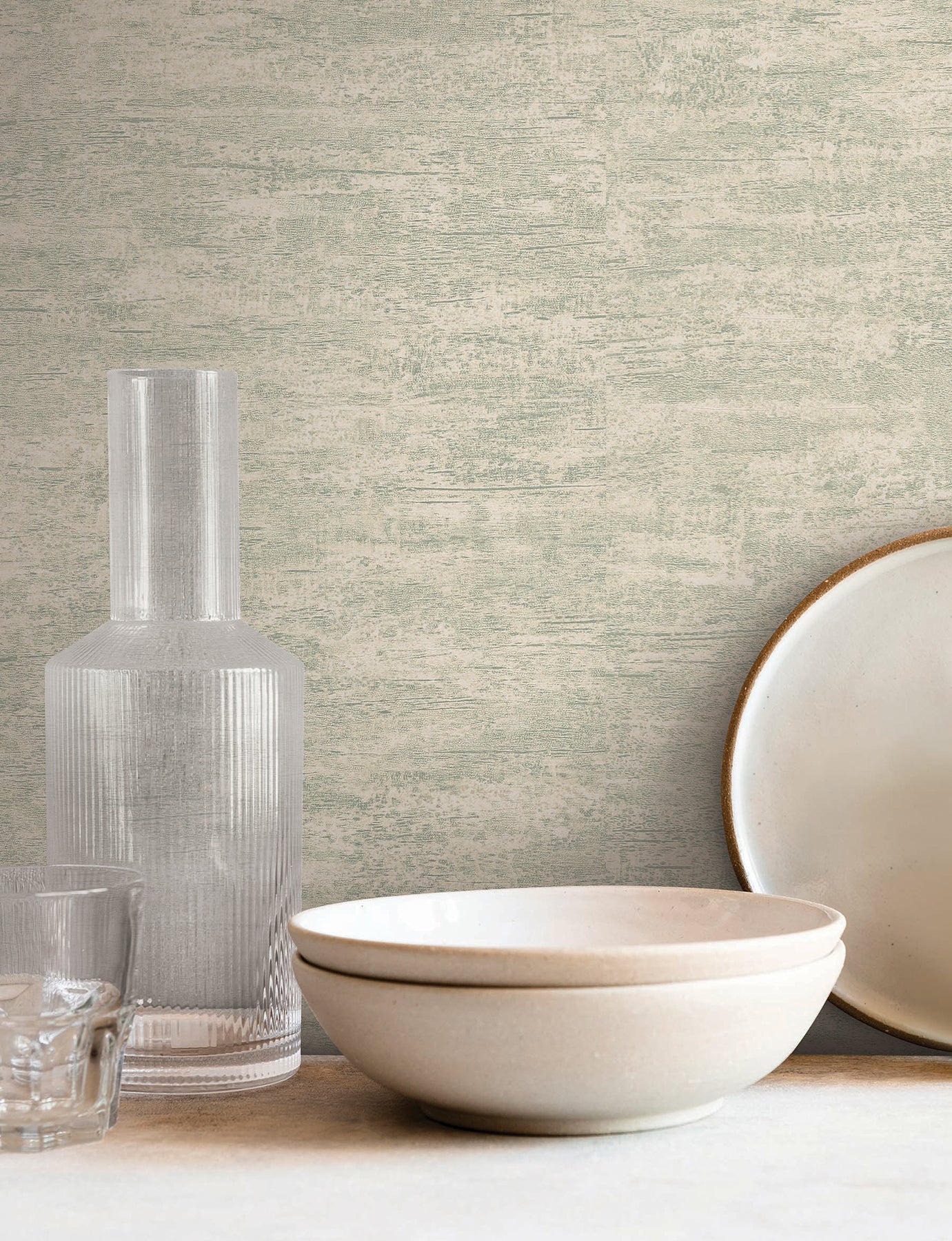 York Wallcoverings SI25757 Weathered Stucco Ecru Wallpaper