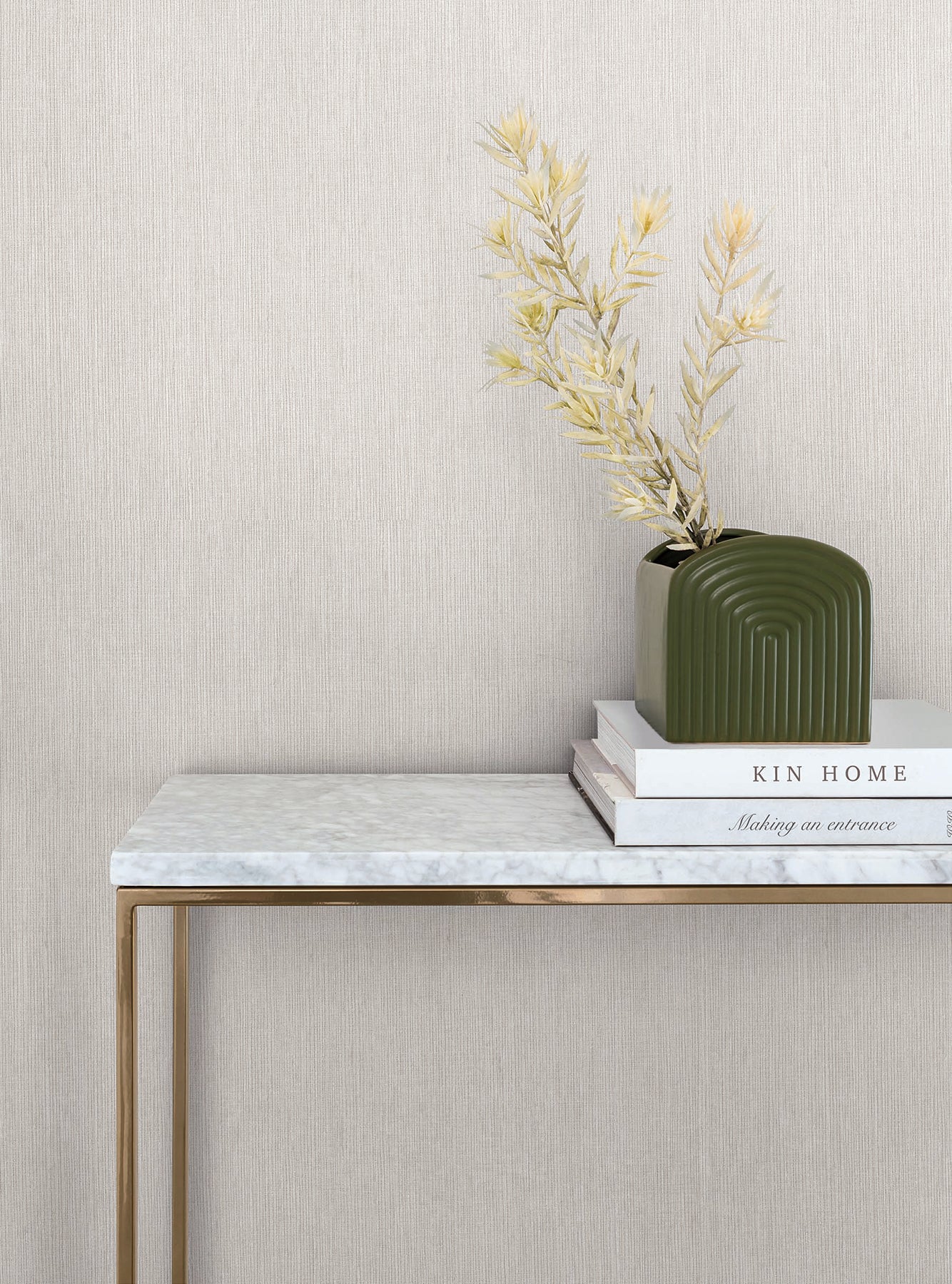 York Wallcoverings SI25774 Lilah Warm Grey Wallpaper