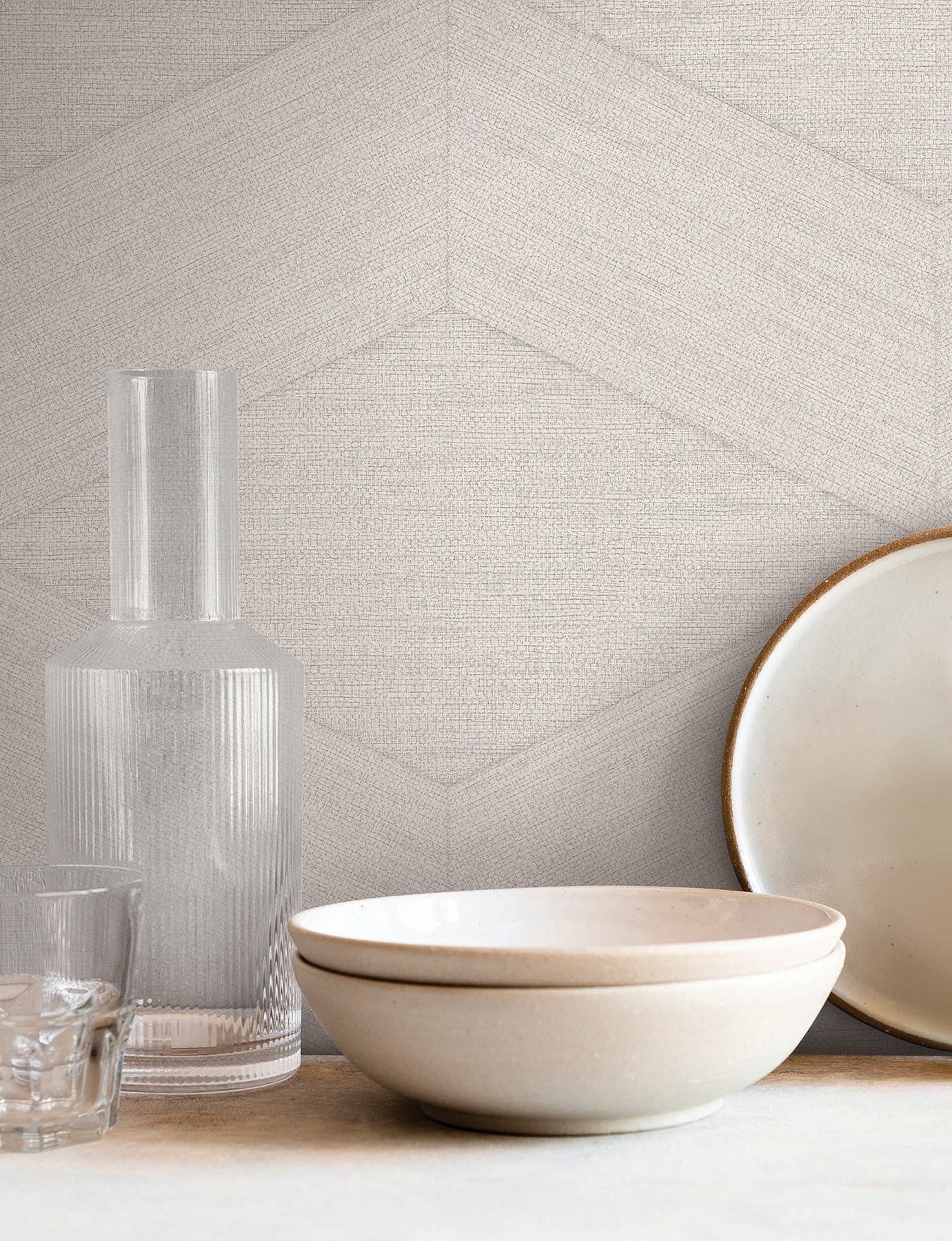 York Wallcoverings SI25831 Huntsman Warm Grey Wallpaper