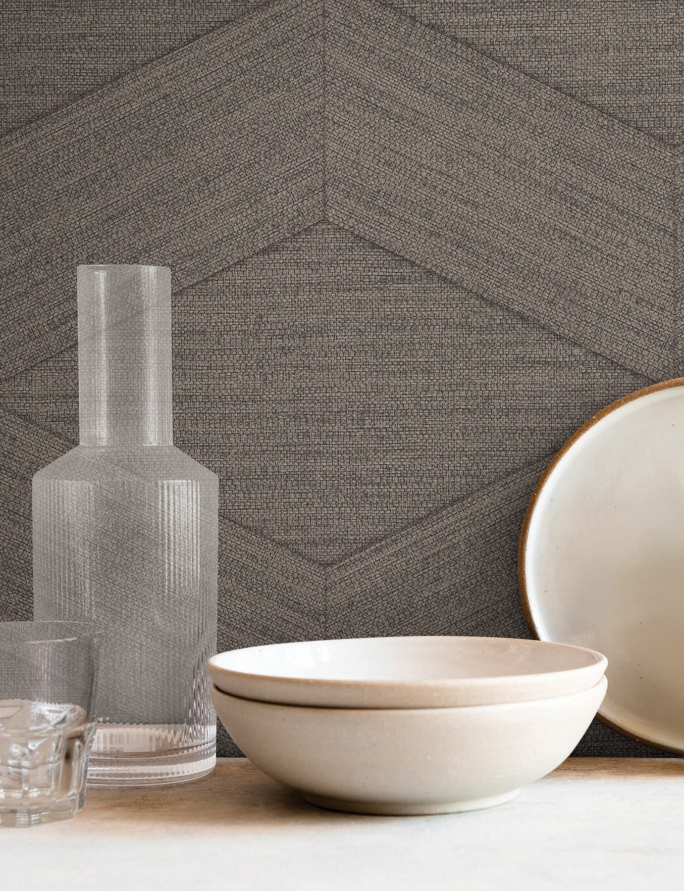 York Wallcoverings SI25834 Huntsman Mushroom Wallpaper