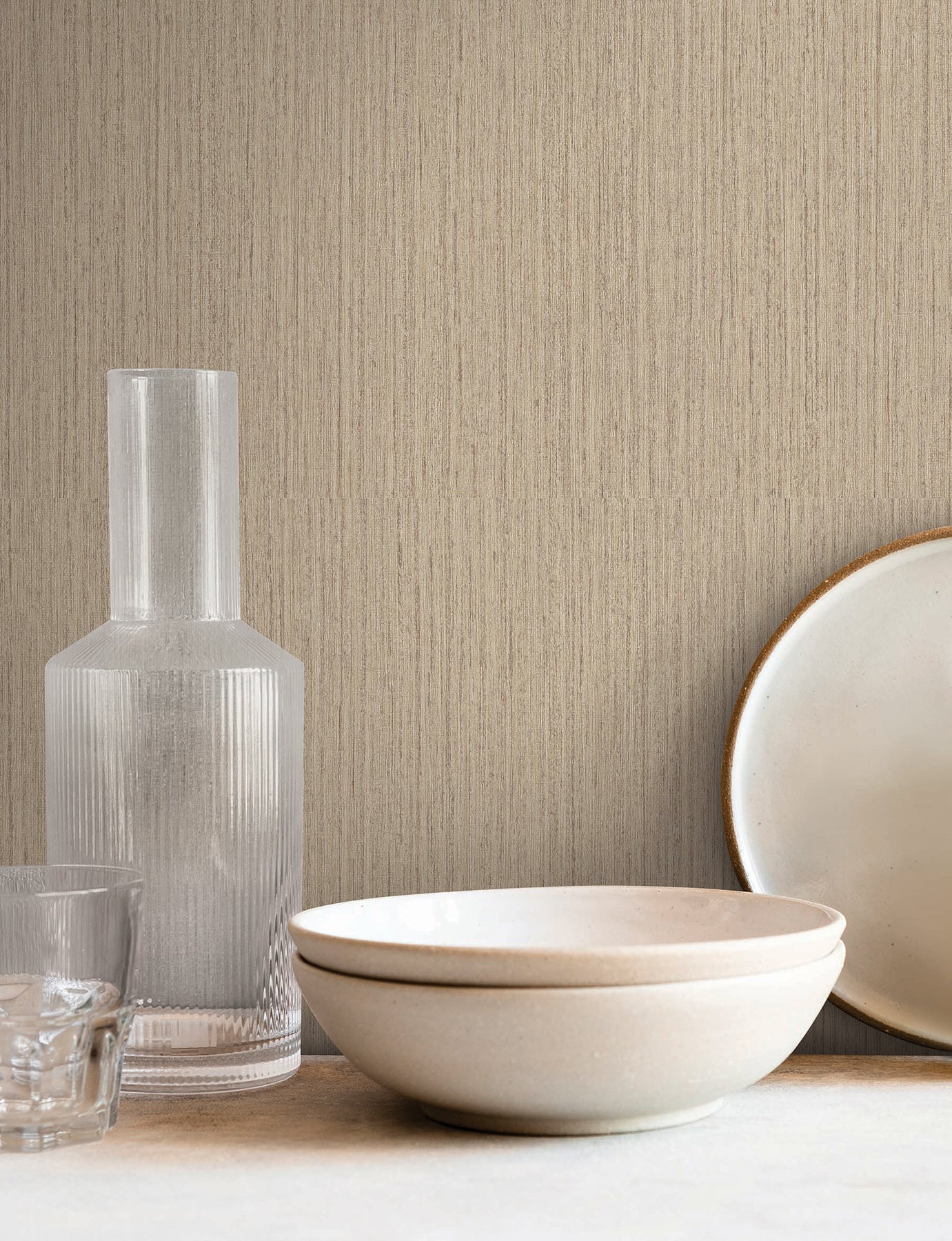 York Wallcoverings SI25840 Shetland Hazelnut Wallpaper