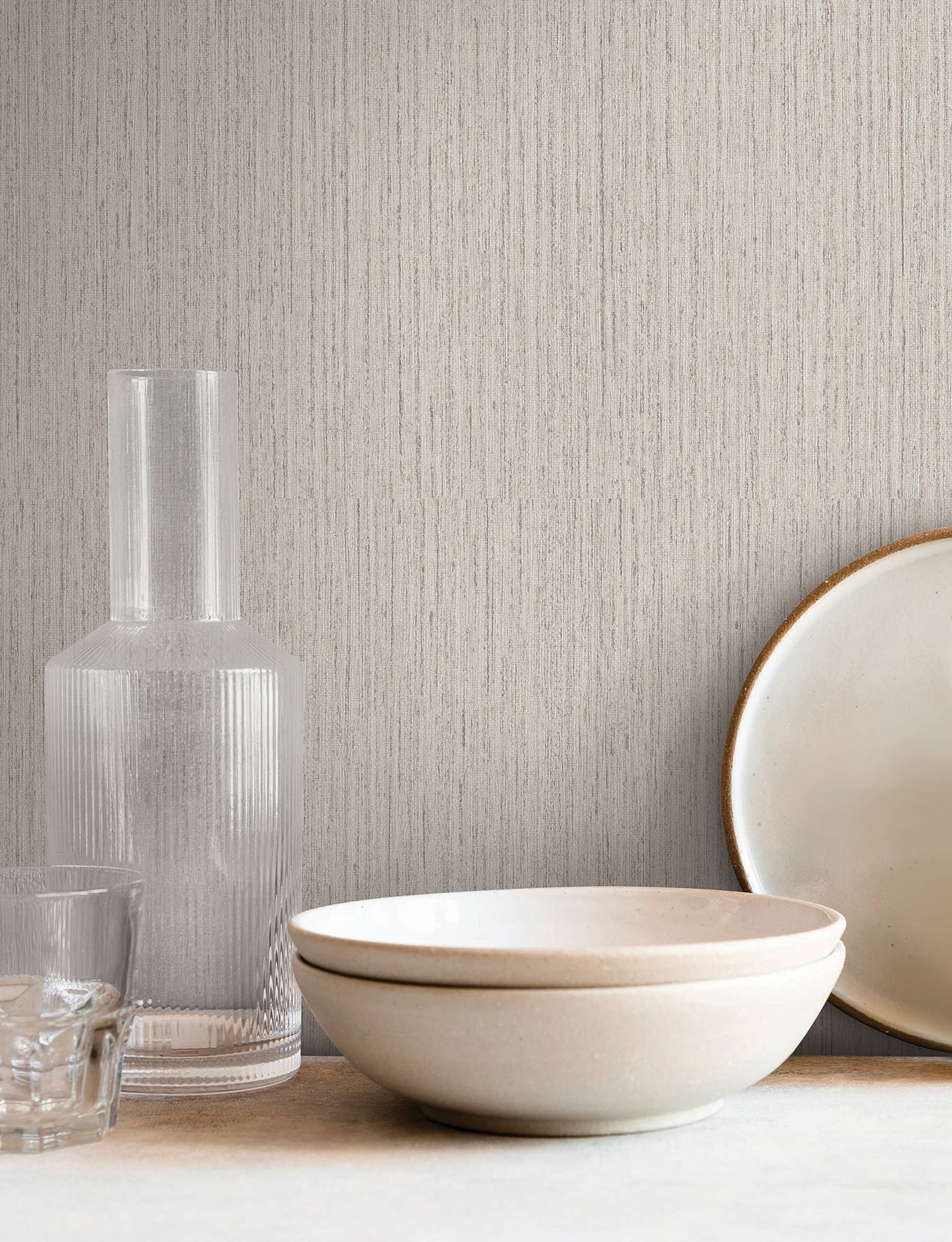 York Wallcoverings SI25841 Shetland Ecru Wallpaper