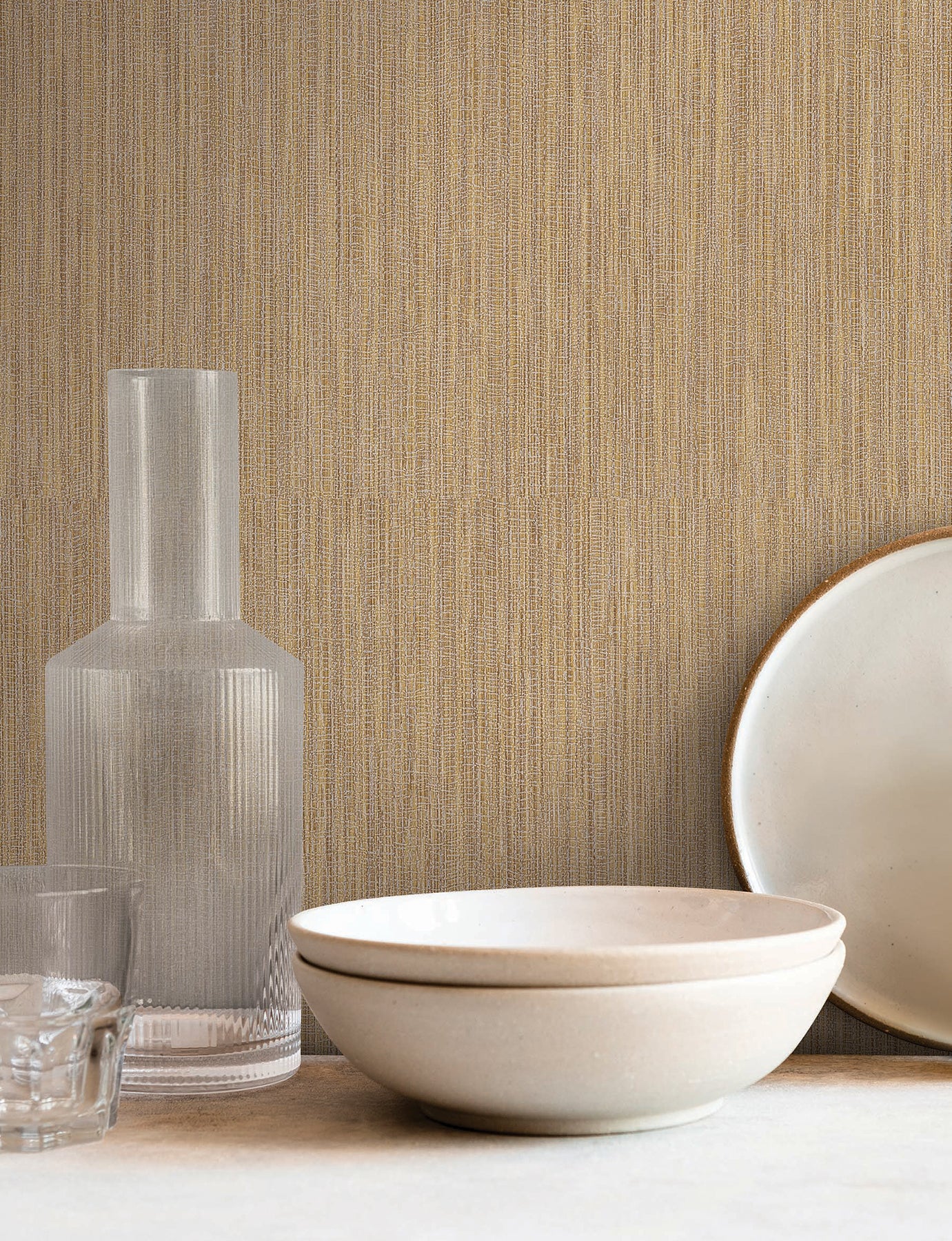 York Wallcoverings SI25855 Washed Ramie Canyon Wallpaper