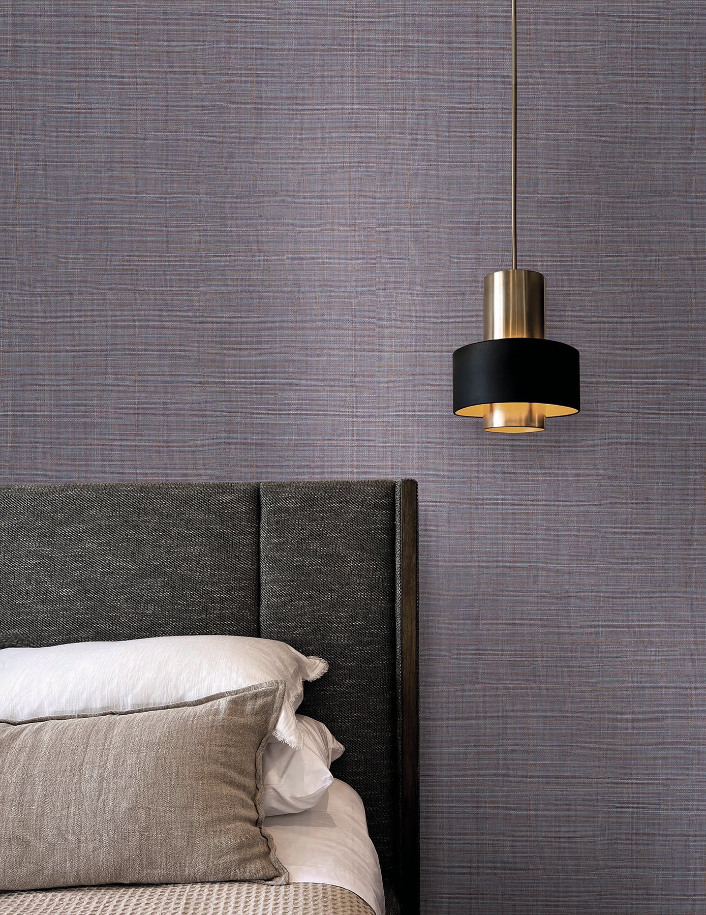 York Wallcoverings SI25870 Lotus Silk Lilac Wallpaper
