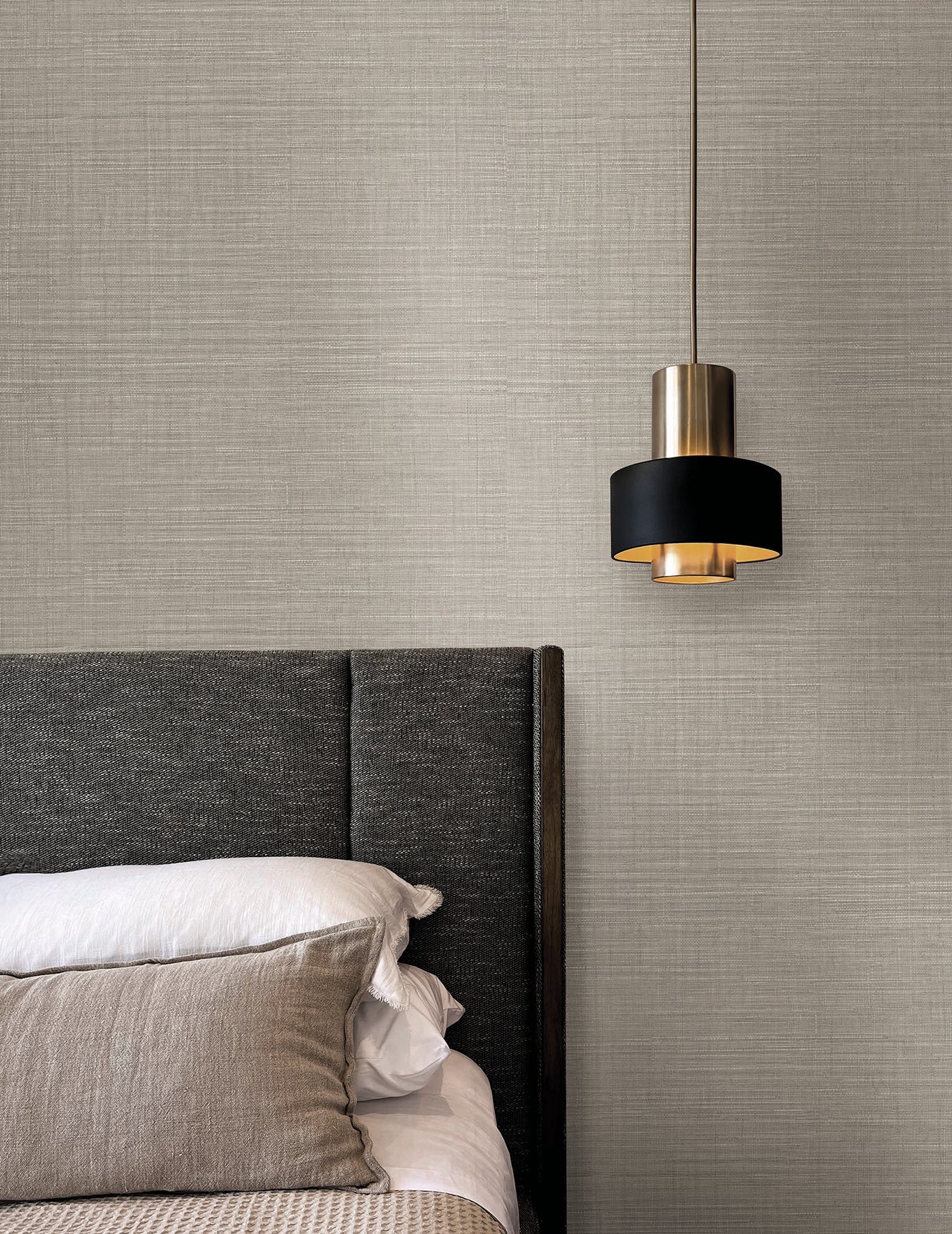 York Wallcoverings SI25871 Lotus Silk Ecru Wallpaper