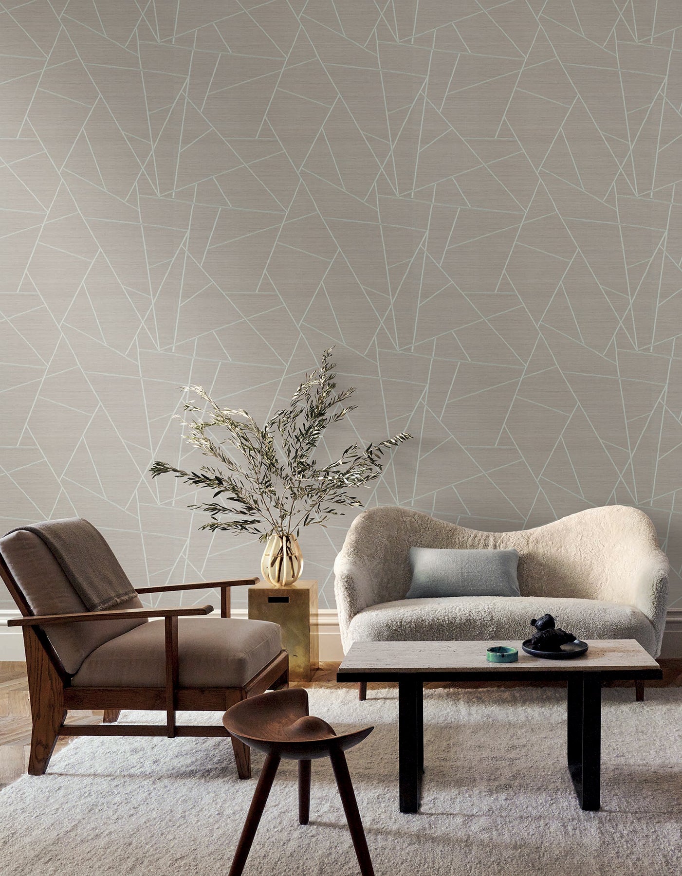 York Wallcoverings SI6824 Lisle Smoke Wallpaper