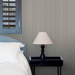 Galerie Wallcoverings SP-NA6006 Textured Stripe Bronze Brown Wallpaper