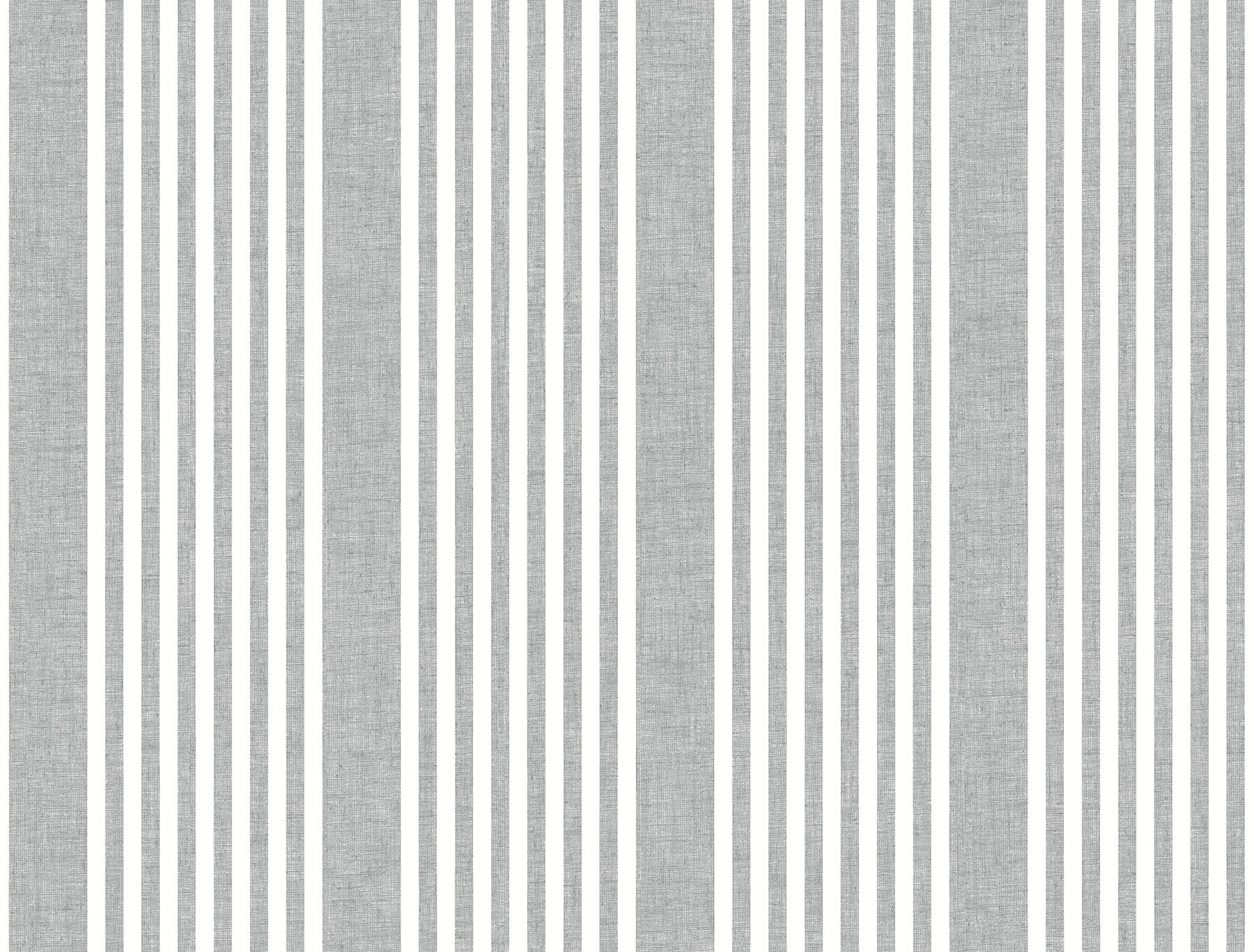 York Wallcoverings SR1586MH French Charcoal Linen Stripe Wallpaper