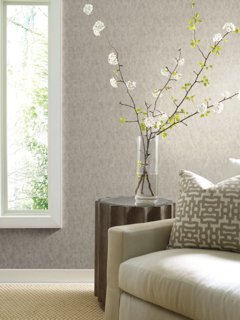 York Wallcoverings WP-1159 Silver on Grey Shimmering Patina Wallpaper