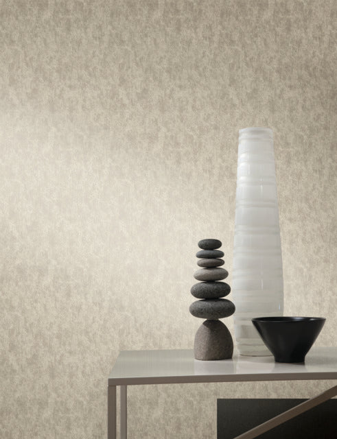 York Wallcoverings WP-1159 Silver on Grey Shimmering Patina Wallpaper