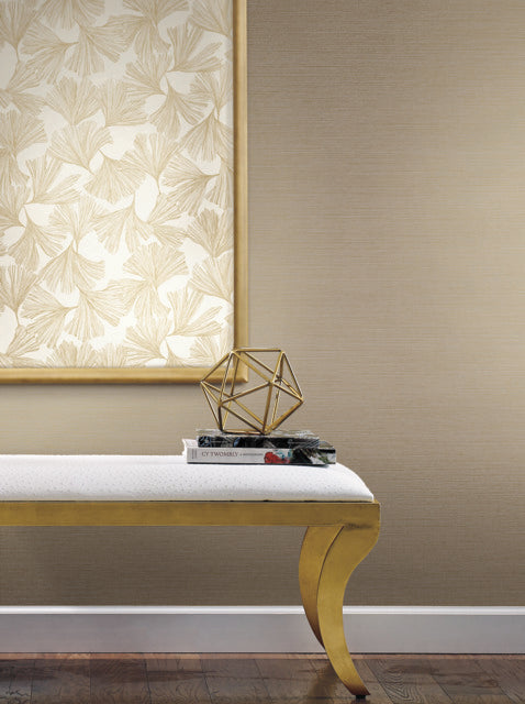 York Wallcoverings Y6200906 Shining Sisal Cream Wallpaper