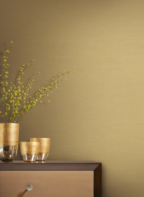 York Wallcoverings Y6200910 Shining Sisal Gold Wallpaper