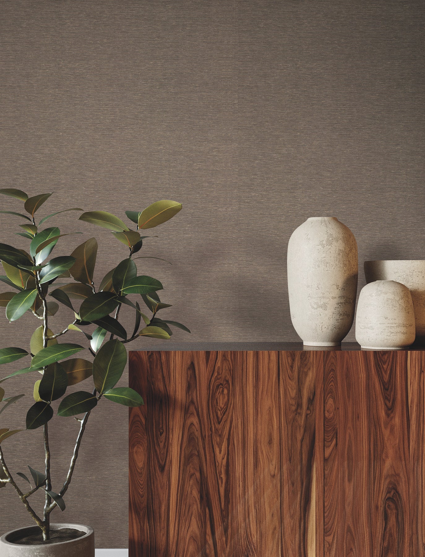 York Wallcoverings YGL7014 Linen Levels Portabella Wallpaper
