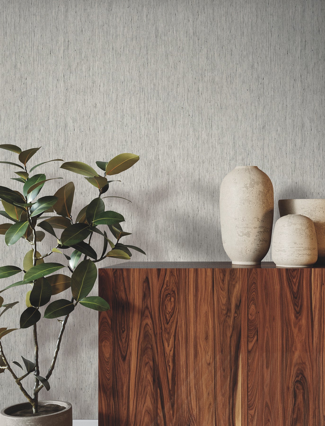 York Wallcoverings YGL7037 Variegated Linen Fog Wallpaper