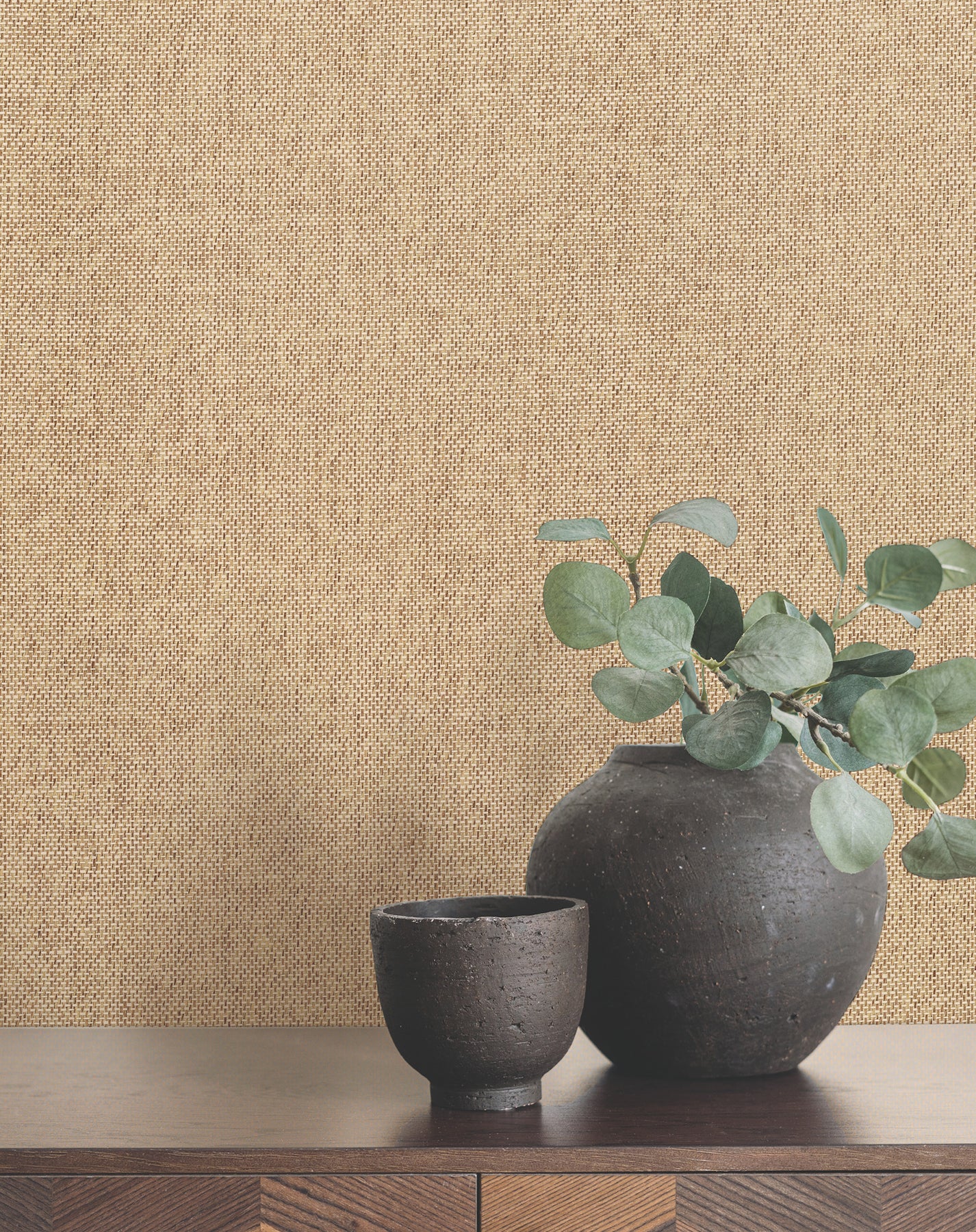York Wallcoverings YGL7071 Radiant Paperweave Butter Wallpaper