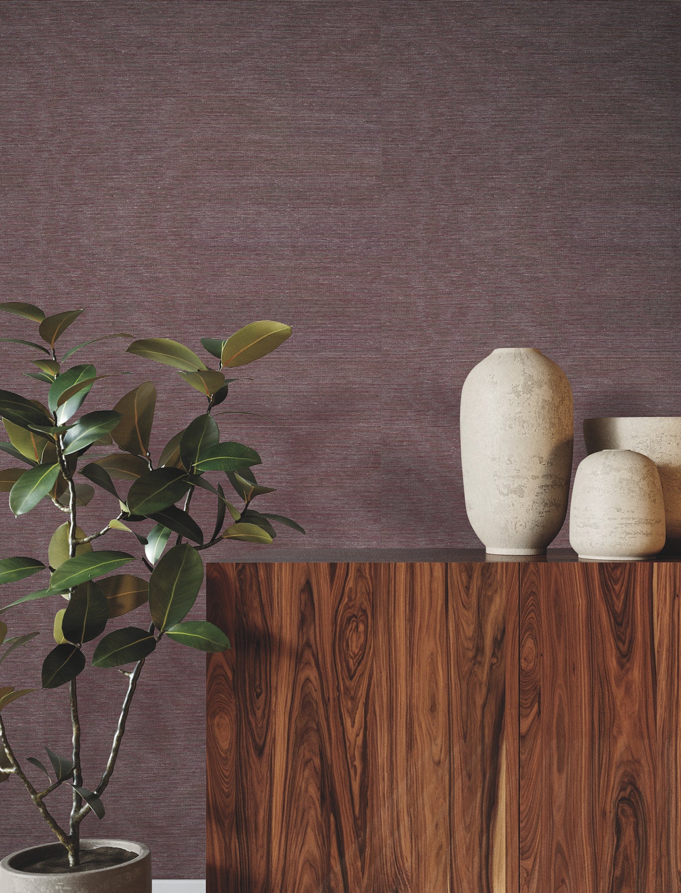 York Wallcoverings YGL7080 Linen Levels Fig Wallpaper