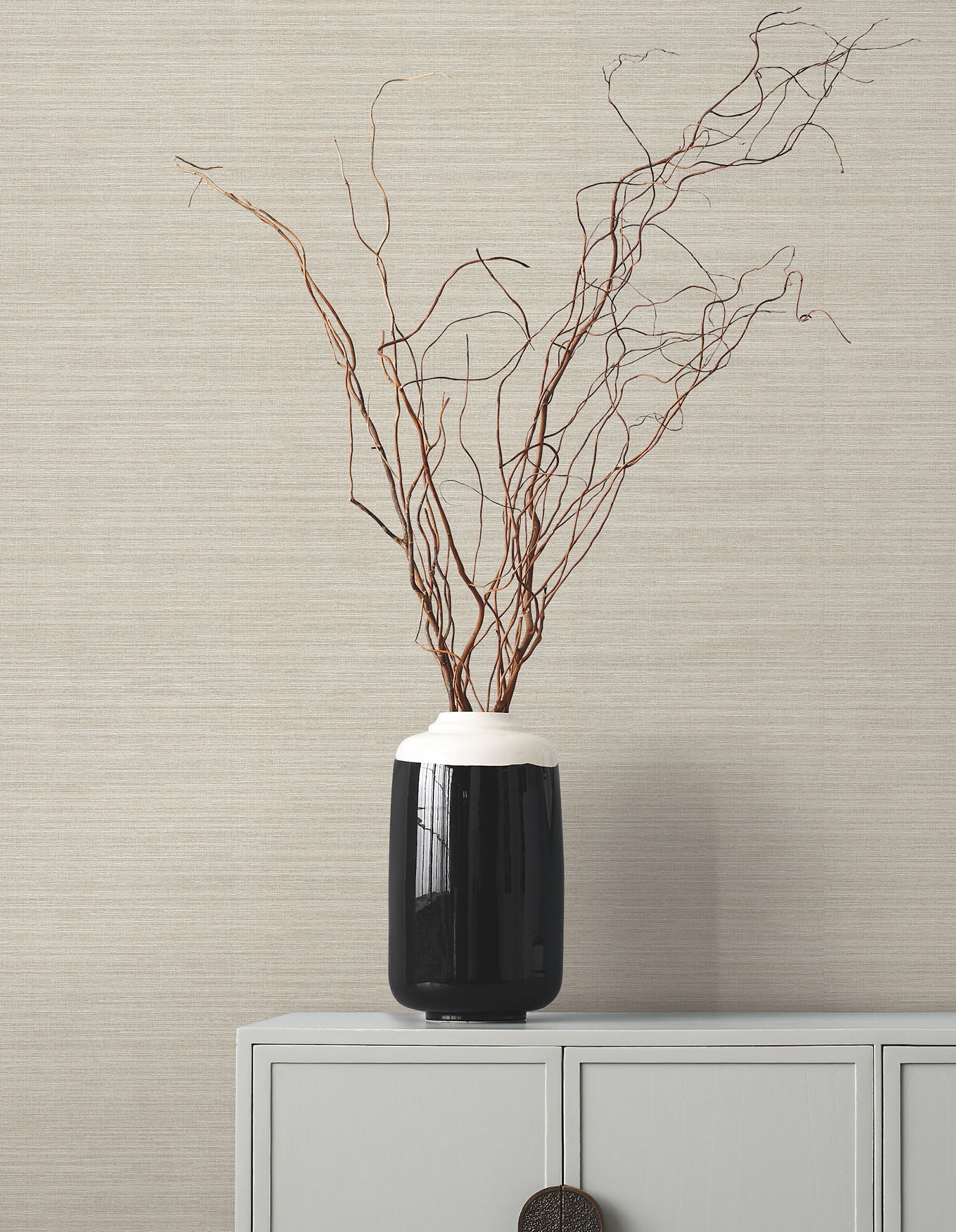 York Wallcoverings ZA8092N Amyra Silk Beige Wallpaper