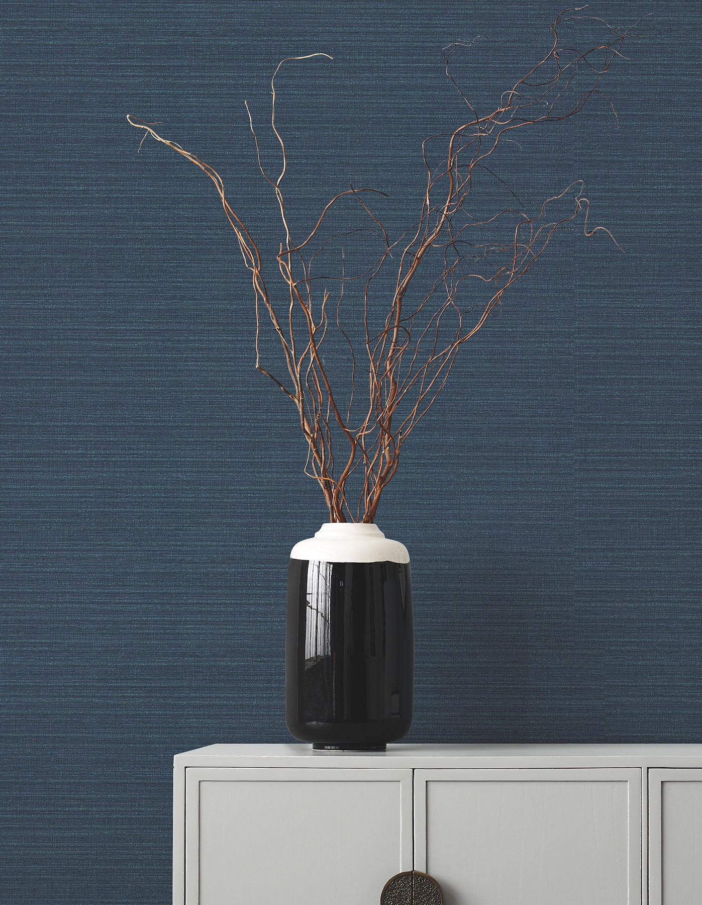 York Wallcoverings ZA8098N Amyra Silk Ink Wallpaper