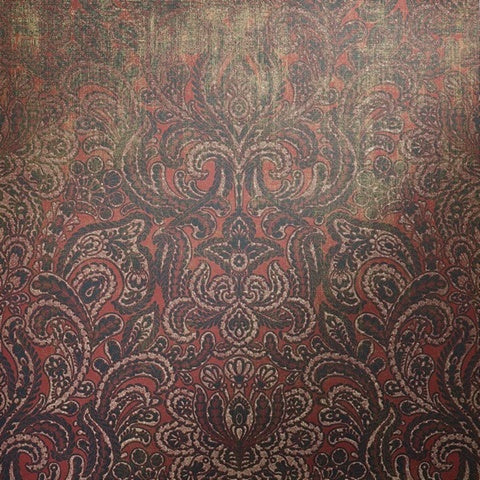 Galerie Wallcoverings 81199 Aphrodite Rubi Red Wallpaper