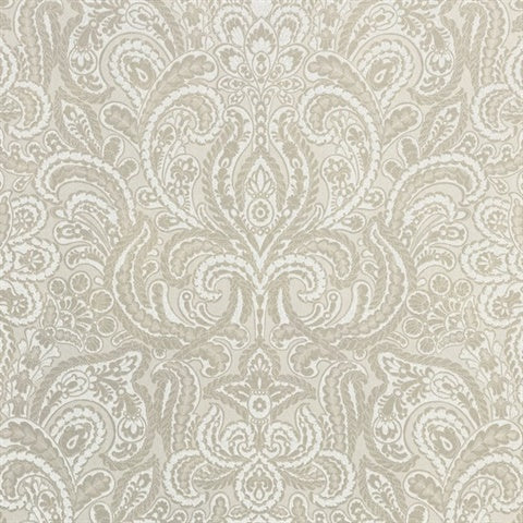 Galerie Wallcoverings 81197 Aphrodite Cream Gold Wallpaper