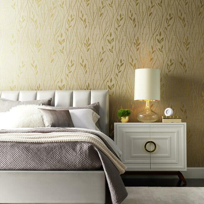 York Wallcoverings Y6200805 Leaf Silhouette Wallpaper