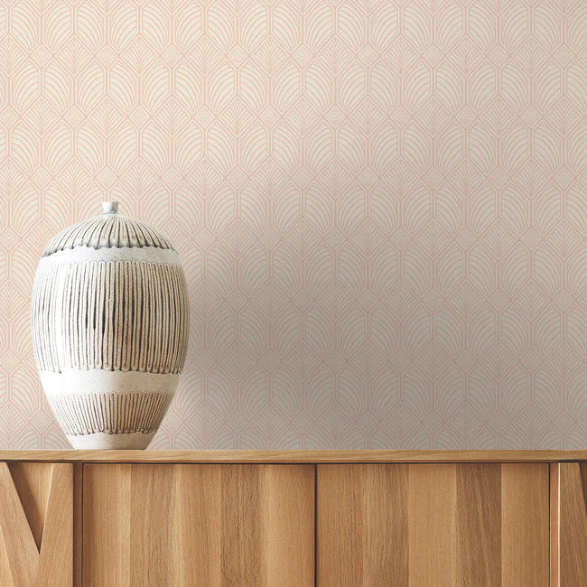 Ronald Redding AC9186 Craftsman Blush Wallpaper