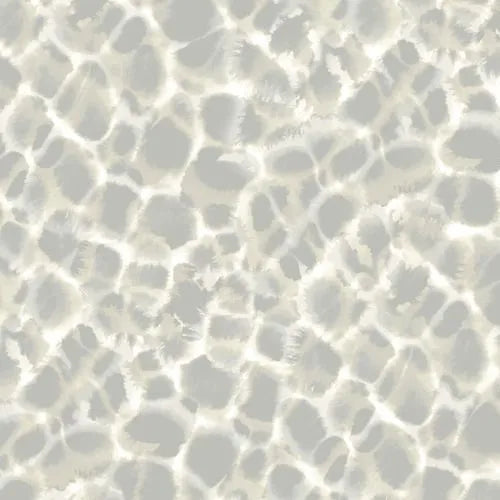York Wallcoverings HO2163 Leopard Rosettes Gray Wallpaper